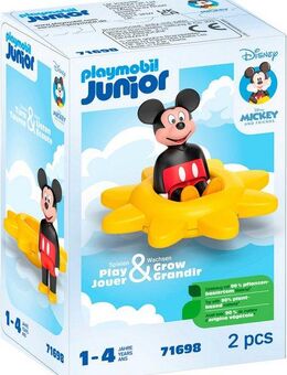 Playmobil® Mickys Drehsonne mit Rasselfunktion (71698), JUNIOR & Disney Konstruktions-Spielset, (2 St), Made in Europe