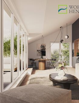 Wohnen am Hennigbach: großzügige 4-Zi.-DG-Neubauwohnung mit Loggia - Markt Schwaben