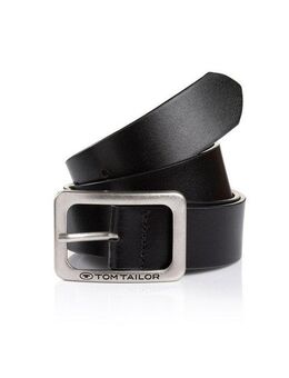TOM TAILOR Ledergürtel TTEVE 4 cm breiter Damen Ledergürtel, kalssiches Must-Have