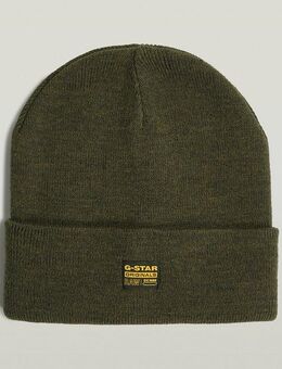 G-STAR Beanie Effo Long Beanie mit Aufnäher vorn