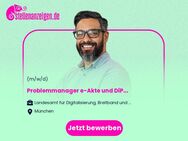 Problemmanager (w/m/d) e-Akte und DiPA - München