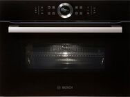 BOSCH Backofen mit Mikrowelle CMG633BS1, mit Automatikprogrammen