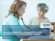 Operationstechnischer Assistent (OTA) oder Gesundheits- und Krankenpfleger (m/w/d) - Bielefeld