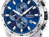 Festina Chronograph Chronograph Sport F20463/2, Armbanduhr, Quarzuhr, Herrenuhr, Stoppfunktion, Edelstahlarmband