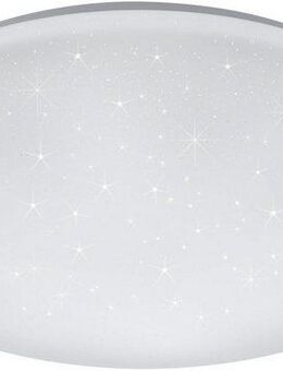 Reality Leuchten LED Deckenleuchte Kato, LED fest integriert, Farbwechsler, Deckenlampe, weiß, Sternenlichteffekt, Fernbedienung, dimmbar