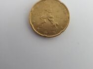 20 Cent Münze 2002 Italien - Tübingen