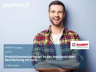 Produktionsmitarbeiter in der mechanischen Bearbeitung (m/w/d) - Metzingen