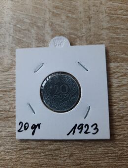 Polen 20 Groszy 1923 Zink Münze - Unna