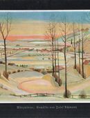 Kunstdruck : Märzwinter . , Gemälde von Josef Achmann ., 1885 - 1958 , Blatt 25cm x 16cm , M7 in 02828