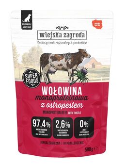 Sparpaket Wiejska Zagroda Monoprotein Adult 2 x 500 g - Rind