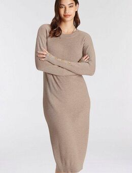 Laura Scott Strickkleid mit Zierknöpfen