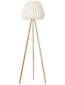 Brilliant Stehlampe Inna, ohne Leuchtmittel, Stehlampe, dreibeinig holz hell/weiß