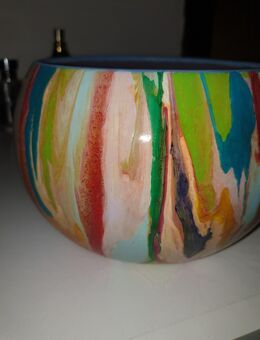 Kreative Schale, mit Acryl Pouring Technik bemalt. - Sulz (Neckar)