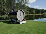 Saunafass Fasssauna mobile Sauna Pfingsten zu vermieten - Rietberg
