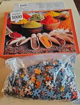 i14) 1x gelegtes Puzzle 1000 - Gewürze - Herbs & Spices - Innovakids Spiele 11009163 - Garbsen