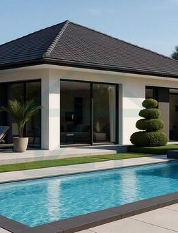 Moderner schlüsselfertiger massiver Bungalow inkl. 810 m² Grundstück in Großhelmsdorf bei Eisenberg - Heideland (Thüringen)