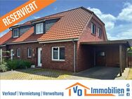 Ebenerdiges Wohnen: Moderne Doppelhaushälfte im Herzen der Blumenstadt Wiesmoor - derzeit vermietet - Wiesmoor