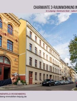 Charmante 3-Zimmer-Wohnung im Hochparterre und Garten in zentraler Lage - Leipzig Zentrum-Südost - Leipzig