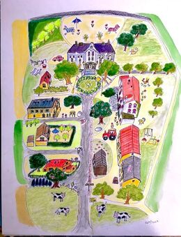 Von Privat: Einliegerwohnung mit großem Garten, Hühnerstall und Potential für Hofladen und Hofcafé - Groß Roge