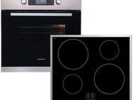 Hanseatic Backofen-Set 65M90E3-E11B200 und MC-IF7021B2, mit 2-fach-Teleskopauszug