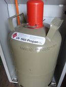 Gasflasche 11kg angebrochen - Inhalt > 10kg in 67098
