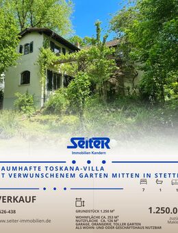Traumhafte Toskana-Villa mit verwunschenem Garten im Herzen von Lörrach-Stetten - Lörrach