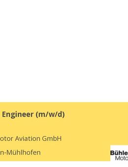 Mechanical Engineer (m/w/d) - Uhldingen-Mühlhofen