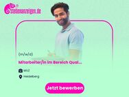 Mitarbeiter/in im Bereich Qualitätsmanagement (m/w/d) - Heidelberg