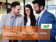 Sachbearbeiter Fuhrparkmanagement – Vollzeit oder Teilzeit (m/w/d) - Karlsruhe