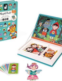 Janod Lernspielzeug Magnetbuch - Märchen, FSC®- schützt Wald - weltweit