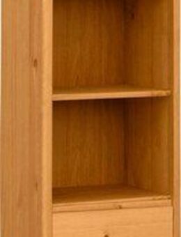 OTTO products Hochschrank Jorrick Breite 40 cm, Massivholz Kiefer mit Bio Öl/Wachs behandelt