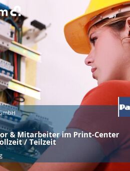 Koordinator & Mitarbeiter im Print-Center (m/w/d) Vollzeit / Teilzeit - Regensburg