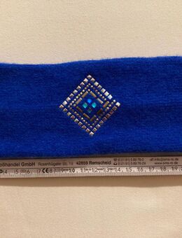NEU Strick Stirnband royalblau - Wuppertal