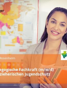 Sozialpädagogische Fachkraft (m/w/d) für den erzieherischen Jugendschutz - Rosenheim