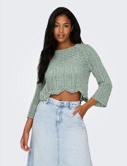 ONLY Rundhalspullover ONLNOLA LIFE 3/4 PULLOVER KNT NOOS