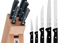 WMF Messerblock Classic Line (6tlg), Messerklingen aus Spezialklingenstahl