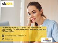 Leiter/in (m/w/d) Assistenz im Wohn- und Sozialraum für Menschen mit Behinderung und Offene Hilfen - Tübingen