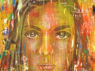 Acrylgemälde, Acrylbild, Acrylmalerei, Acryl auf Leinwand, Acryl, Leinwandbild, Abstrakt, Frauenkopf, Portrait - Dreieich