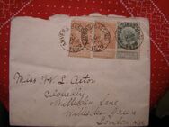 Belgien Brief 3xBriefmarken,1892,Mi:BE 52a+53,  Lot 479