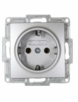 Steckdosen Schalter Set Silber - Kiel