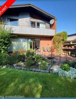 Kanallage: Schickes Reihenendhaus mit Balkon und Keller - Emden