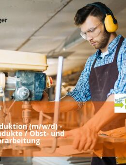 Leiter Produktion (m/w/d) - Frischeprodukte / Obst- und Gemüseverarbeitung - Berglen
