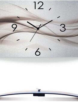 Artland Wanduhr Abstraktes Design - schöne Welle (wahlweise mit Quarz- oder Funkuhrwerk, lautlos ohne Tickgeräusche)