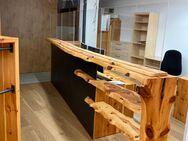 Service Theke mit 2 Arbeitsplatzen aus massiven Zirbenholz - Altusried