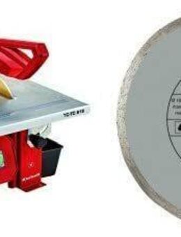 Einhell Fliesenschneidmaschine TH-TC 618 (600 W, Schnitthöhe 35 mm, Tischgröße 330 x 360 mm, Diamant-Trennscheibe-Ø 180 mm) Einhell Diamant Trennscheibe passend für Fliesenschneider (180x25,4 mm) - Wuppertal