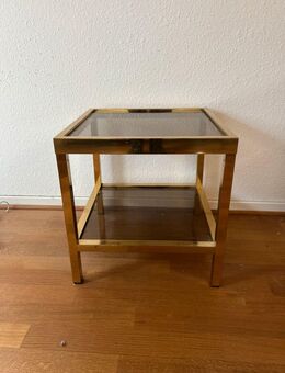 ~ Tisch Glastisch Beistelltisch H46xB45xL45cm. - Überlingen Zentrum