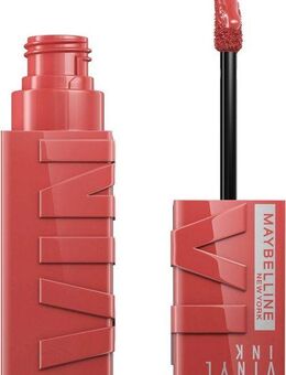 MAYBELLINE NEW YORK Lippenstift Super Stay Vinyl Ink, mit natürlichen Inhaltstoffen
