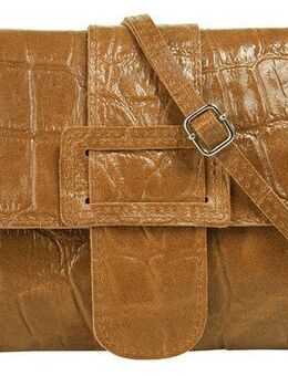 Cluty Abendtasche, echt Leder, Made in Italy