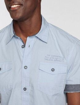 Man's World Kurzarmhemd mit kleinem Brustprint