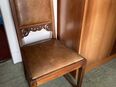 Vintage Lederbezogener Lehnstuh Stuhl Einzelstuhl in 23714